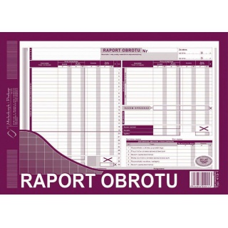 Raport obrotu, Druki, Papier i etykiety