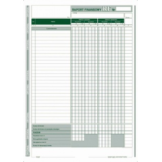 Raport finansowy, Druki, Papier i etykiety