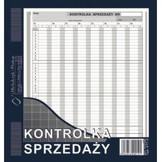 Kontrolka sprzedaży, Druki, Papier i etykiety