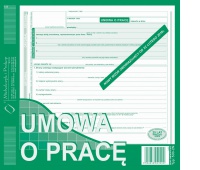 Umowa o pracę, Druki, Papier i etykiety