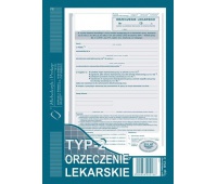Zaświadczenie lekarskie TYP-2, Druki, Papier i etykiety