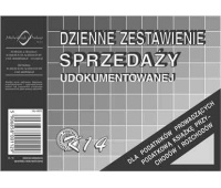 Dzienne zestawienie sprzedaży udokumentowanej, Druki, Papier i etykiety