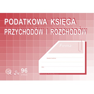 Podatkowa księga przychodów i rozchodów, Druki, Papier i etykiety