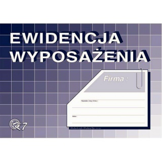 Ewidencja wyposażenia, Druki, Papier i etykiety