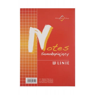 Notes (wielokopia) - linia, Druki, Papier i etykiety