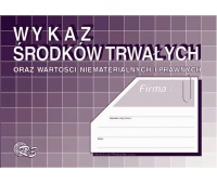 Wykaz środków trwałych, Druki, Papier i etykiety