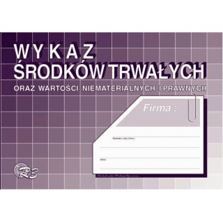 Wykaz środków trwałych, Druki, Papier i etykiety