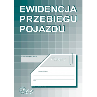 Ewidencja przebiegu pojazdu (NOWA), Druki, Papier i etykiety