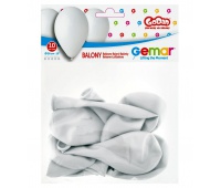 Balony Premium białe, 10"/ 10 szt., Balony, Artykuły dekoracyjne