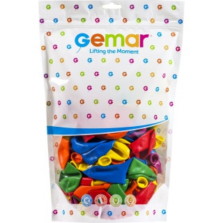 Balon G90 pastel 10" - "r&oacute;żnokolorowe" / 50 szt., Balony, Artykuły dekoracyjne