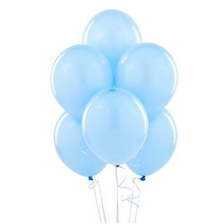 Balon G90 pastel 10" - "błękitny" / 100 szt., Balony, Artykuły dekoracyjne