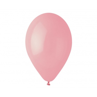 Balon G90 pastel 10" - "różowy jasny" / 100 szt, Balony, Artykuły dekoracyjne