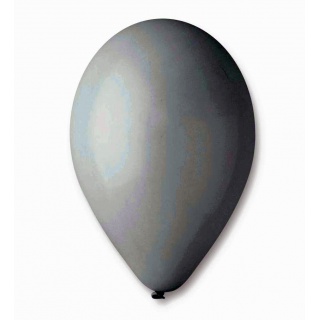 Balon G90 pastel 10" - "szary" / 100 szt., Balony, Artykuły dekoracyjne