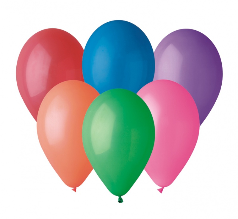 Balon G110 pastel 12" - "różnokolorowy" / 50 szt. Balon G110 pastel 12" - "różnokolorowy" / 50 szt., Balony, Artykuły dekoracyjne