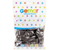 Balony GB120 shiny 13 cali - grafitowe/ 50 szt., Balony, Artykuły dekoracyjne