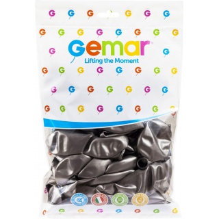 Balony GB120 shiny 13 cali - grafitowe/ 50 szt., Balony, Artykuły dekoracyjne