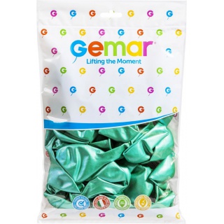 Balony GB120 shiny 13 cali - zielone/ 50 szt., Balony, Artykuły dekoracyjne