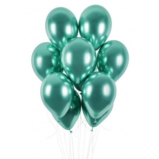 Balony GB120 shiny 13 cali - zielone/ 50 szt., Balony, Artykuły dekoracyjne