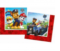 Serwetki papierowe "Paw Patrol Let's Roll", rozm. 33 x 33 cm, 20 szt., Naczynia jednorazowe i serwetki, Artykuły higieniczne i dozowniki