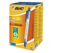 BIC Ecolutions Clic Stic Długopis niebieski 1 szt, Długopisy, Artykuły do pisania i korygowania