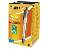 BIC Ecolutions Clic Stic Długopis czarny Pudełko 50szt, Długopisy, Artykuły do pisania i korygowania