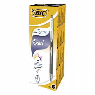 BIC Atlantis Exact Długopis czarny 1 szt, Długopisy, Artykuły do pisania i korygowania