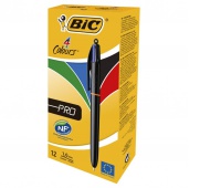 BIC 4 Colours PRO Długopis mix AST Pudełko 12 szt, Długopisy, Artykuły do pisania i korygowania