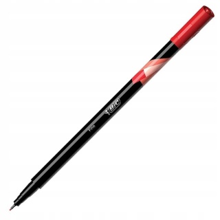 BIC Intensity Fine Cienkopisy czerwony 1 szt, Cienkopisy, pi&oacute;ra kulkowe, Artykuły do pisania i korygowania