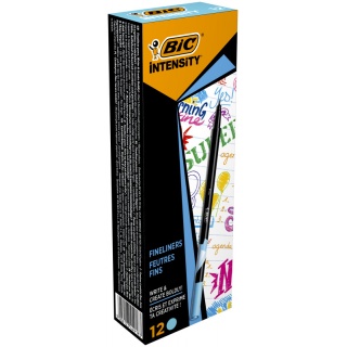BIC Intensity Fine Cienkopisy jasnoniebieski 1 szt, Cienkopisy, pi&oacute;ra kulkowe, Artykuły do pisania i korygowania
