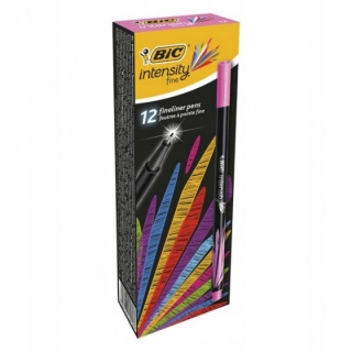 BIC Intensity Fine Cienkopisy r&oacute;żowy 1 szt, Cienkopisy, pi&oacute;ra kulkowe, Artykuły do pisania i korygowania