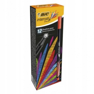 BIC Intensity Fine Cienkopisy pomarańczowy 1 szt, Cienkopisy, pi&oacute;ra kulkowe, Artykuły do pisania i korygowania