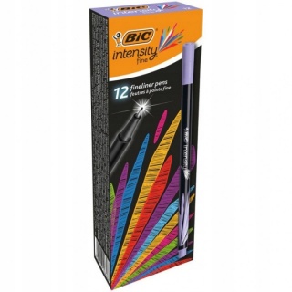 BIC Intensity Fine Cienkopisy liliowy 1 szt, Cienkopisy, pi&oacute;ra kulkowe, Artykuły do pisania i korygowania
