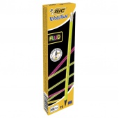 BIC Evolution Fluo 655 HB Ołówek z gumką Pudełko 12 szt, Ołówki, Artykuły do pisania i korygowania