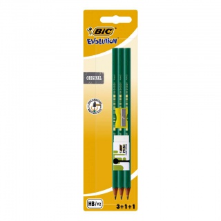 BIC Evolution Original 650 HB Ołówek bez gumki Zestaw, Ołówki, Artykuły do pisania i korygowania