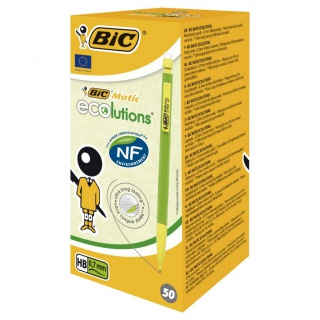 BIC Matic Ecolutions HB Ołówek z gumką 1 szt, Ołówki, Artykuły do pisania i korygowania