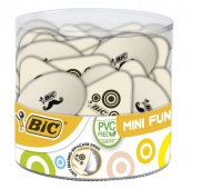 BIC Mini Fun Gumka Pudełko 36 szt, Gumki, Artykuły do pisania i korygowania
