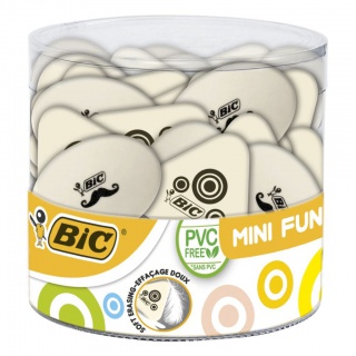 BIC Mini Fun Gumka Pudełko 36 szt, Gumki, Artykuły do pisania i korygowania