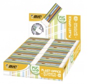 BIC Plast-Office Gumka Pudełko 20 szt, Gumki, Artykuły do pisania i korygowania