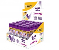BIC Coloured Glue Stick 8g Klej 1 szt, Kleje, Drobne akcesoria biurowe