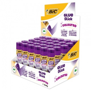 BIC Coloured Glue Stick 8g Klej 1 szt, Kleje, Drobne akcesoria biurowe