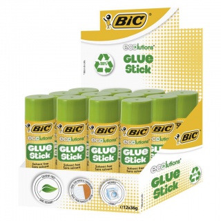 BIC Ecolutions Glue Stick 36g Klej 1 szt, Kleje, Drobne akcesoria biurowe
