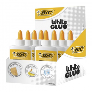 Klej WHITE GLUE 118ml 1 szt, Kleje, Drobne akcesoria biurowe