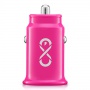 Uniwersalna ładowarka samochodowa EXC Cute, 2xUSB, 2,4A, r&oacute;żowa, Akumulatorki i ładowarki, Urządzenia i maszyny biurowe