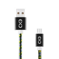 Uniwersalny kabel Micro USB EXC Diamond, 1,5m, czarny/mix kolorów, Złącza i adaptery, Akcesoria komputerowe