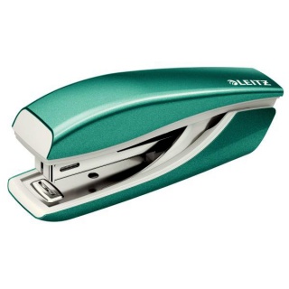 Zszywacz metalowy mini Leitz New NeXXt WOW, Turkusowy, Zszywacze, Drobne akcesoria biurowe