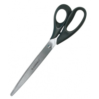 Nożyczki biurowe Q-CONNECT, klasyczne, 25,5cm, czarne