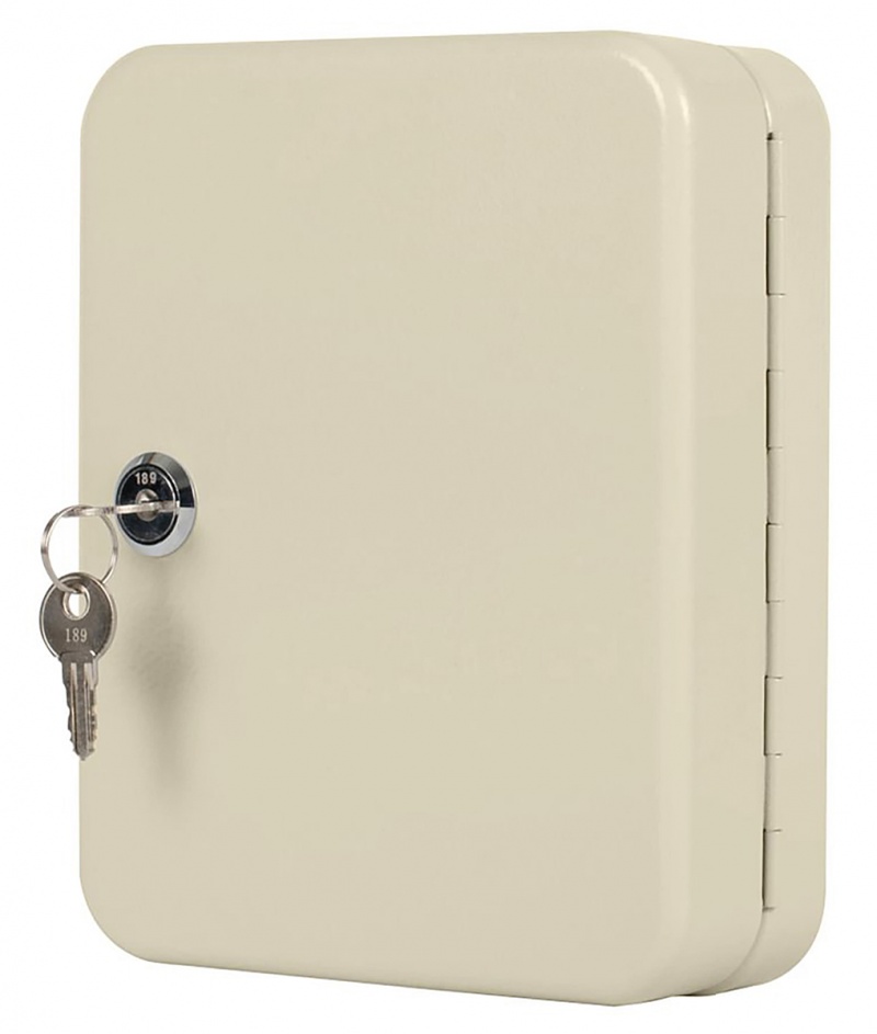 Szafka na klucze Q-CONNECT, na 20 kluczy, 160x200x60mm, szara, Szafki na klucze, Wyposażenie biura