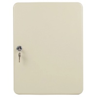 Szafka na klucze Q-CONNECT, na 80 kluczy, 370x280x60mm, szara, Szafki na klucze, Wyposażenie biura