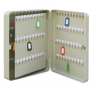 Szafka na klucze Q-CONNECT, na 140 kluczy, 280x370x80mm, szara, Szafki na klucze, Wyposażenie biura