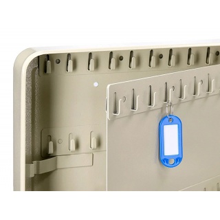 Szafka na klucze Q-CONNECT, na 140 kluczy, 280x370x80mm, szara, Szafki na klucze, Wyposażenie biura